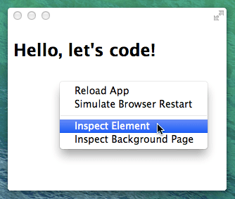 Inspect Element dialog box